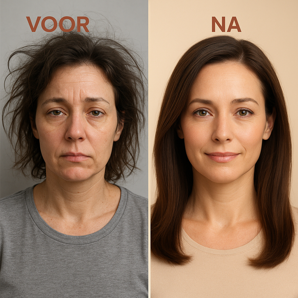Voor en na SalonGlans — verzorgd en zelfverzekerd