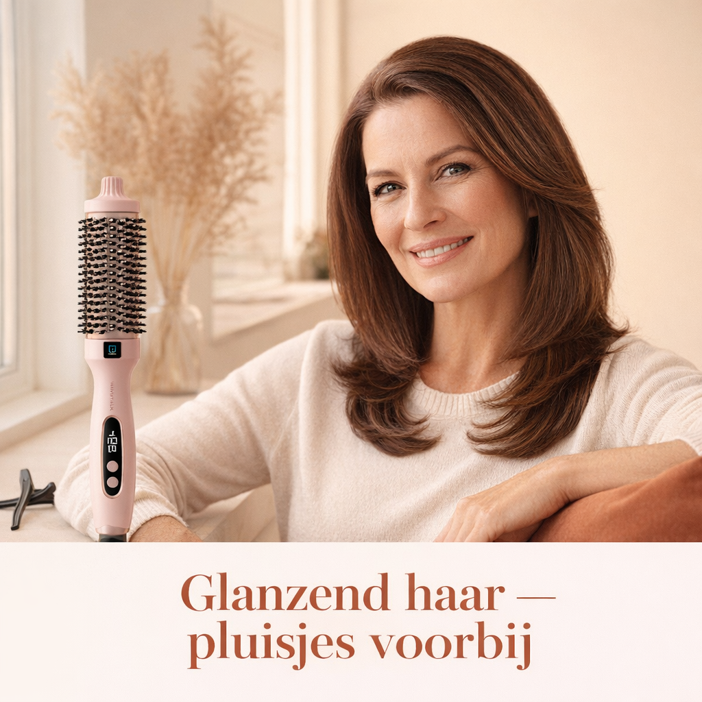 Glanzend haar in minuten — pluisjes en krullen voorbij