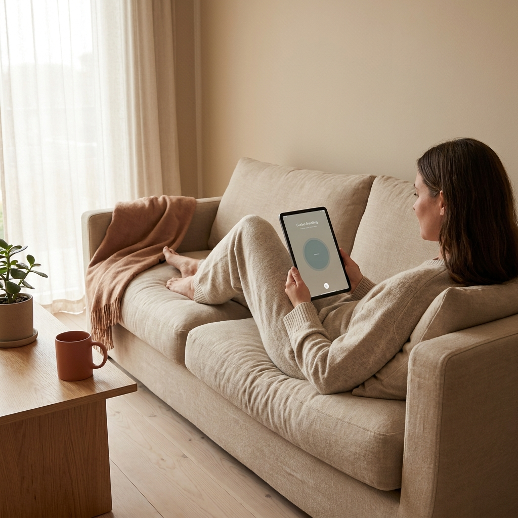 10 minuten per dag thuis — Huidstrakker Pro massageroutine