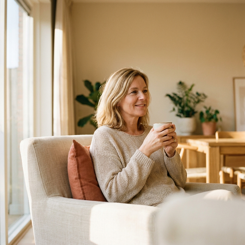 Vrouw met stralende huid Huidstraler Pro sfeerbeeld