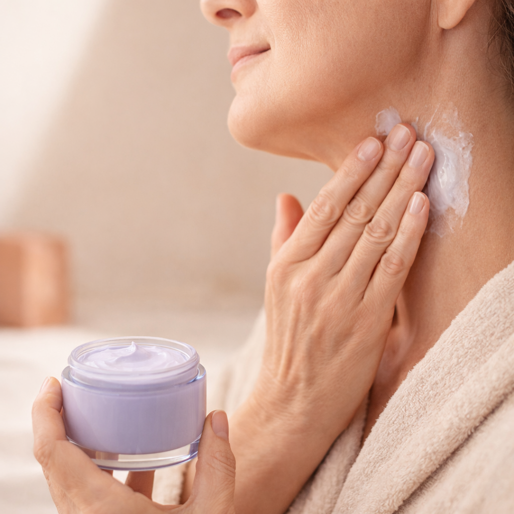 velvetlift-hals-creme stap 1